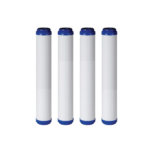 Pack of 4: Whole House/Commercial Reverse Osmosis GAC Granular Coconut Shell Carbon Water Filter Cartridges 2.5" x 20"