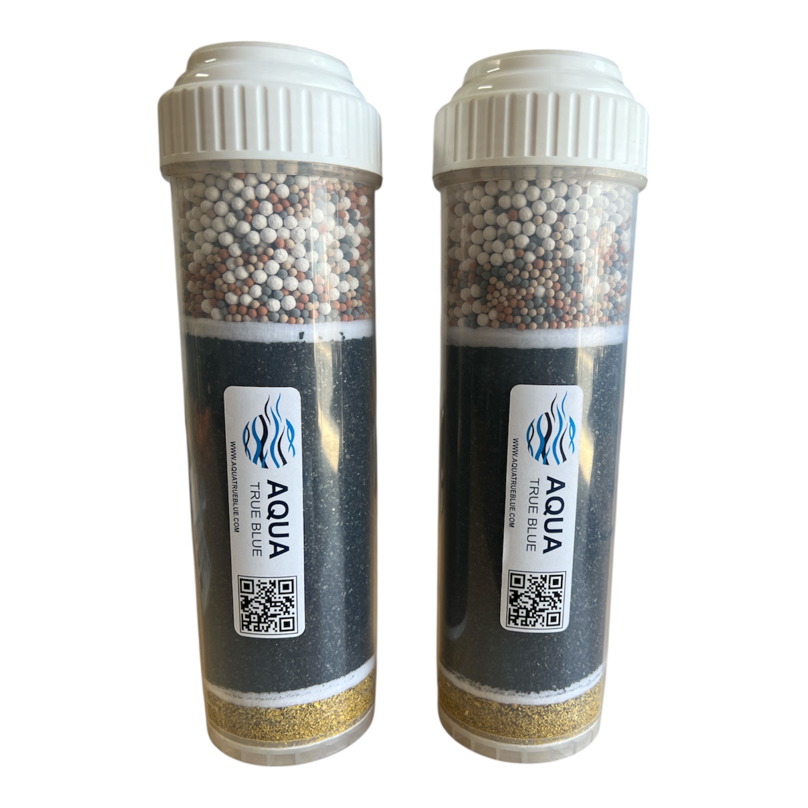 Alkaline Filter Cartridge (2.5" x 9.75") - for Countertop and Under Sink Filtration | KDF 55, Carbon, Mineral Alkaline Ceramic Balls - Image 3