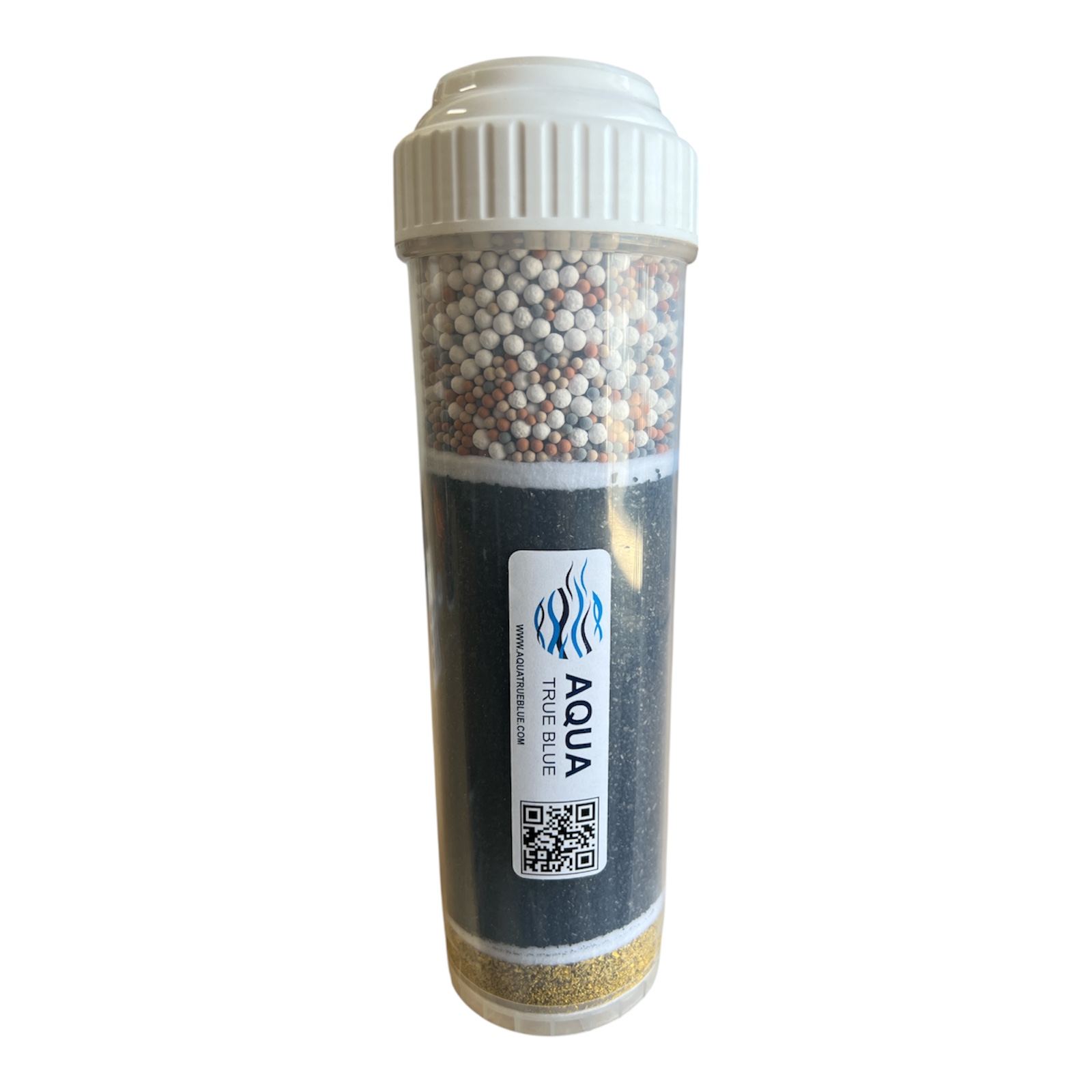 Alkaline Filter Cartridge (2.5" x 9.75") - for Countertop and Under Sink Filtration | KDF 55, Carbon, Mineral Alkaline Ceramic Balls - Image 5