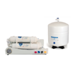 Compact Countertop Reverse Osmosis Water Filter System + Tank | 4 Stage RO Filtration | 75 GPD | Apartment/RV/Boats/Dorms/Travel