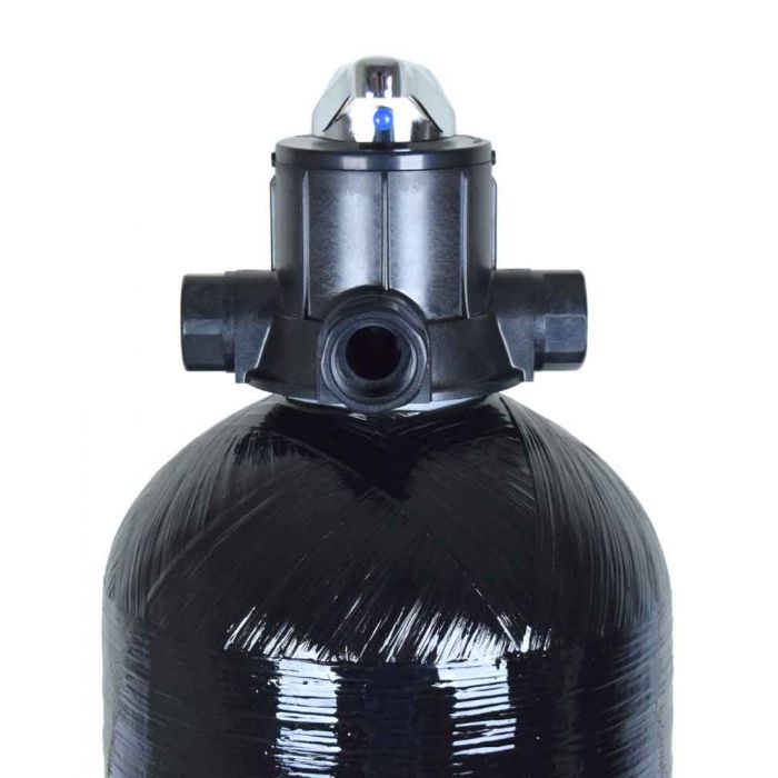 1.0 Cubic Ft. Whole House Acid Neutralizing pH Adjusted Calcite Water Filter System + Manual Backwash Valve | 9" x 48"