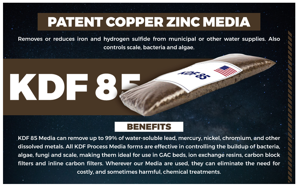 KDF 85 Media Guard | Add-On Filter for Whole House Water Softener & Filter Systems- Reduces Iron, Hydrogen Sulfide - Image 2