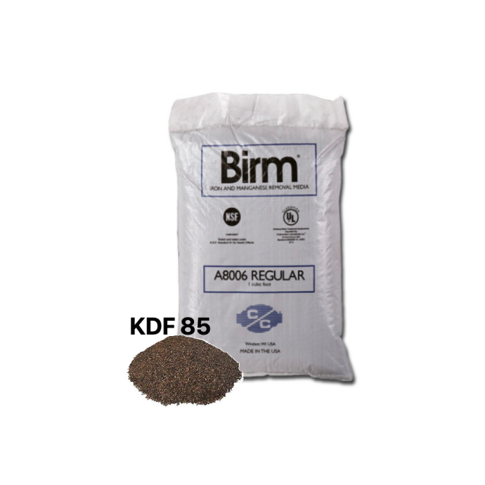 Birm + KDF 85 Media | 5 LBS(3.5+11/2) | Iron, Hydrogen Sulfide and Manganese Reducing Media