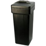 Complete square brine tank for water softener 15x36" with safety float valve