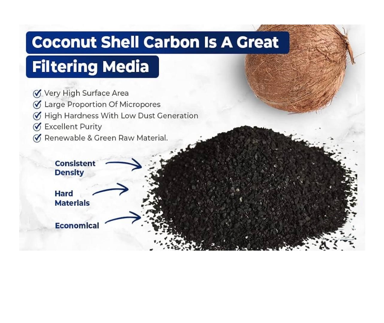 Granular Activated Coconut Shell Carbon Media (GAC) - 5 LBS | 12x40 Mesh - Image 3